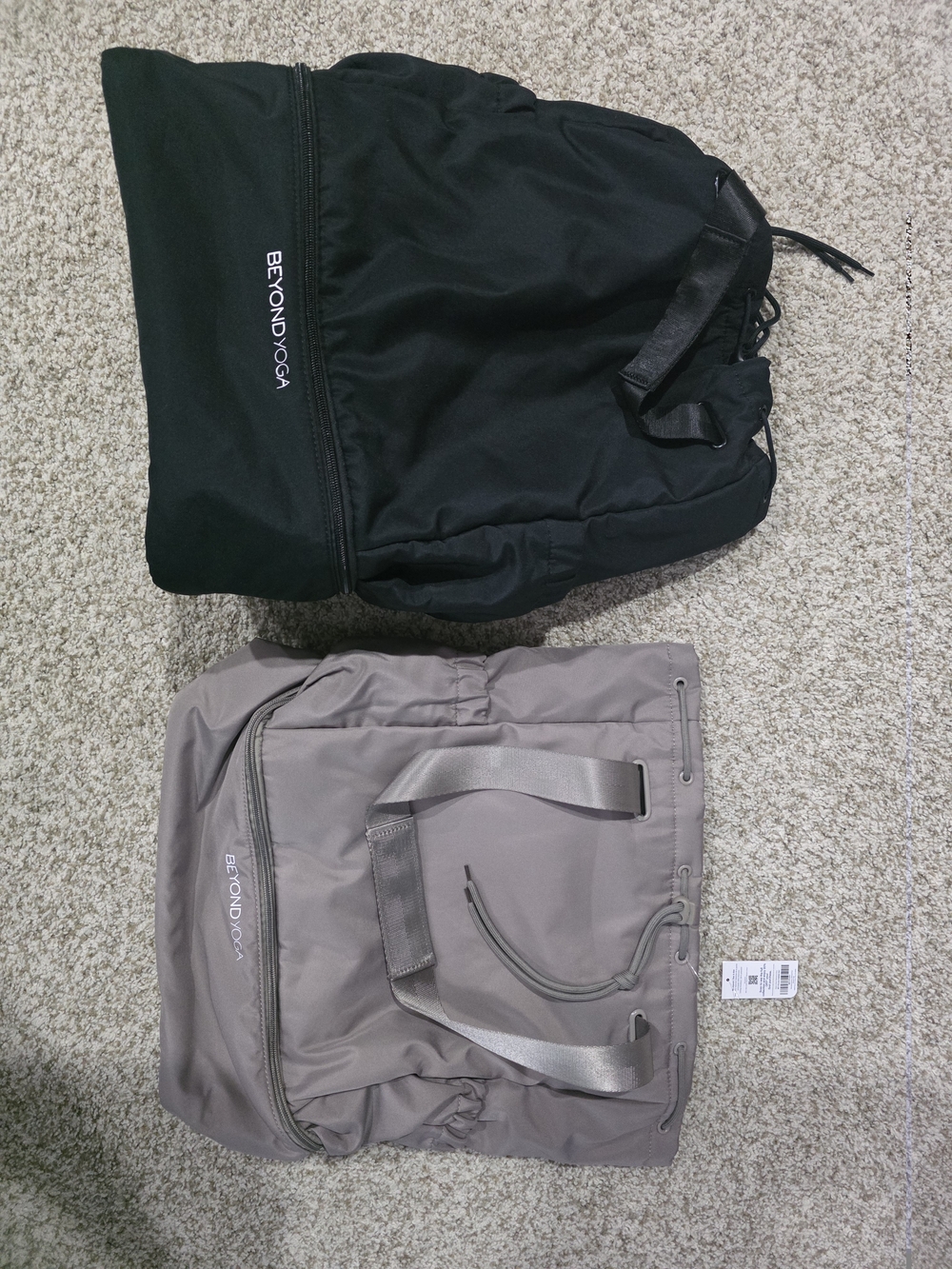 Beyond Yoga Backpack Black And Taupe